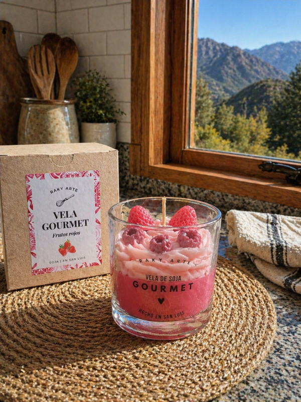 Producto - Vela Gourmet Frutos Rojos