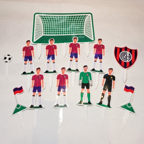 Producto - Set de fútbol SAN LORENZO x12 piezas