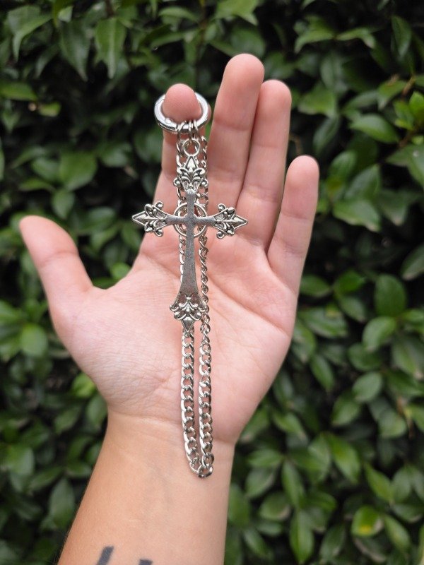 Producto - Llavero/Charm Cruz Iglesia