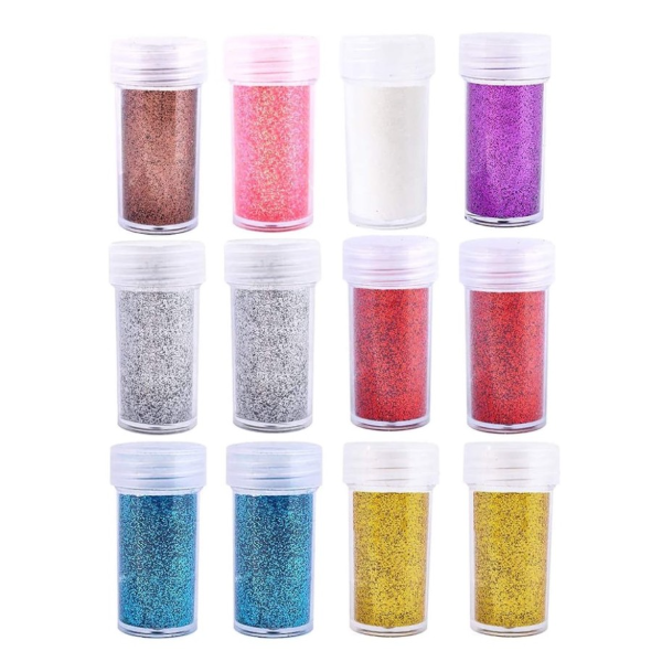 Producto - Pack de Glitter x12 TUBOS (COLORES SURTIDOS) (018A15)