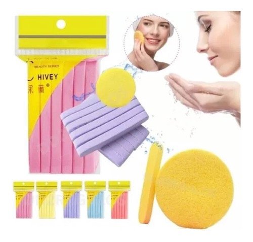 Producto - Esponja facial de celulosa comprimida x12