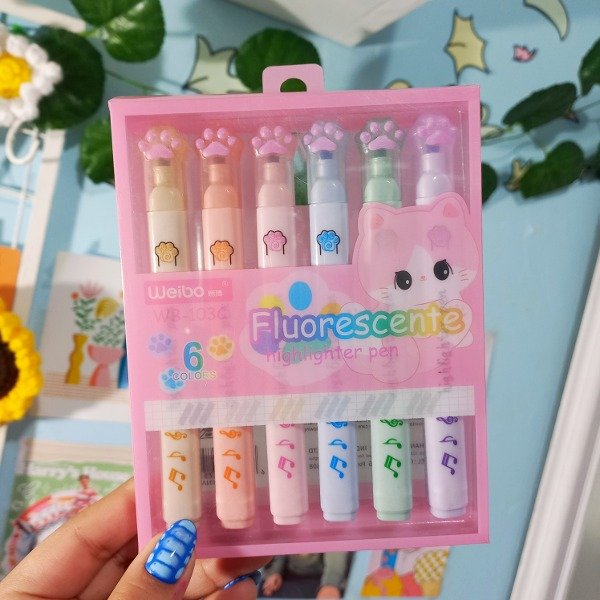 Producto - Resaltadores x 6  cat paw