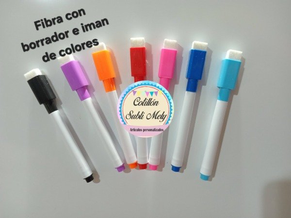 Producto - FIBRA CON BORRADOR E IMAN DE COLORES