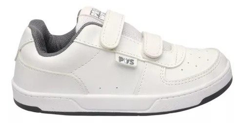 Producto - Zapatilla Colegial Blanca con Abrojo Prowess