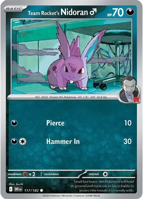 Producto - Team Rocket's Nidoran - 117/182 - Destined Rivals
