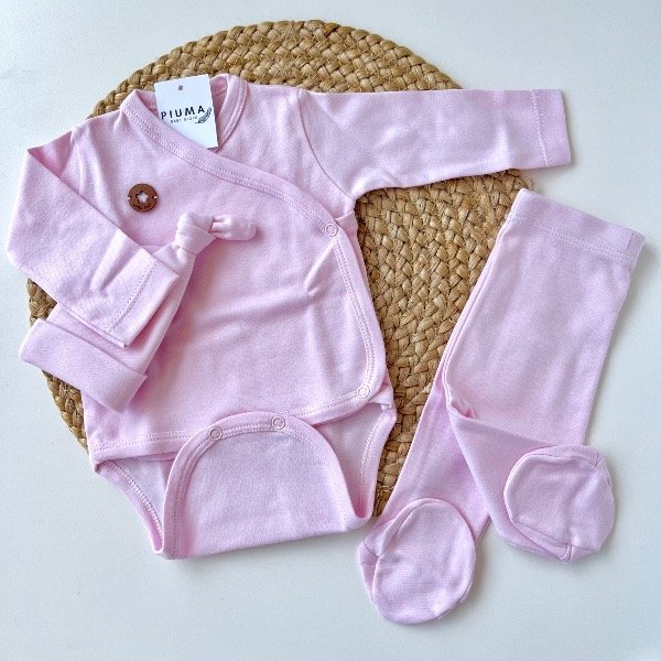 Producto - Ajuar cruzado pima Rosa bebé - 0