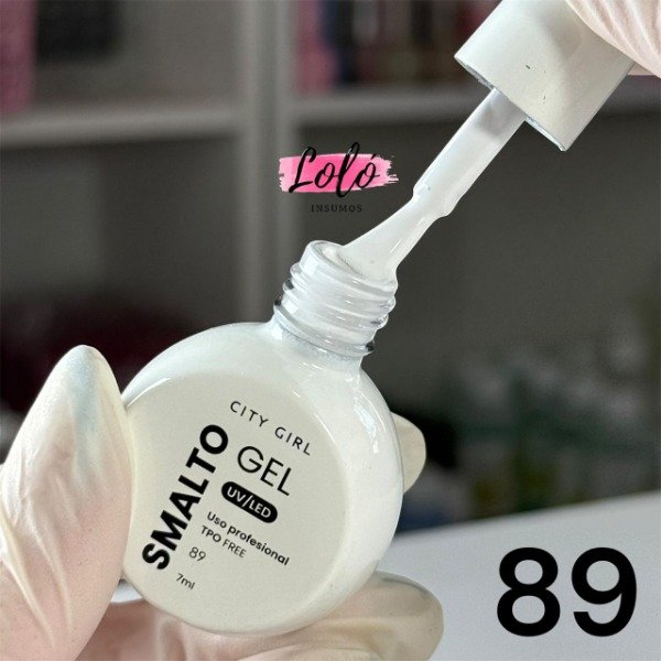 Producto - Esmalte semi City Girl 7ml (extra pigmentado) - 89 Blanco