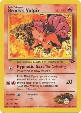 Producto - Brock's Vulpix (37/132) [Gym Challenge Unlimited]
