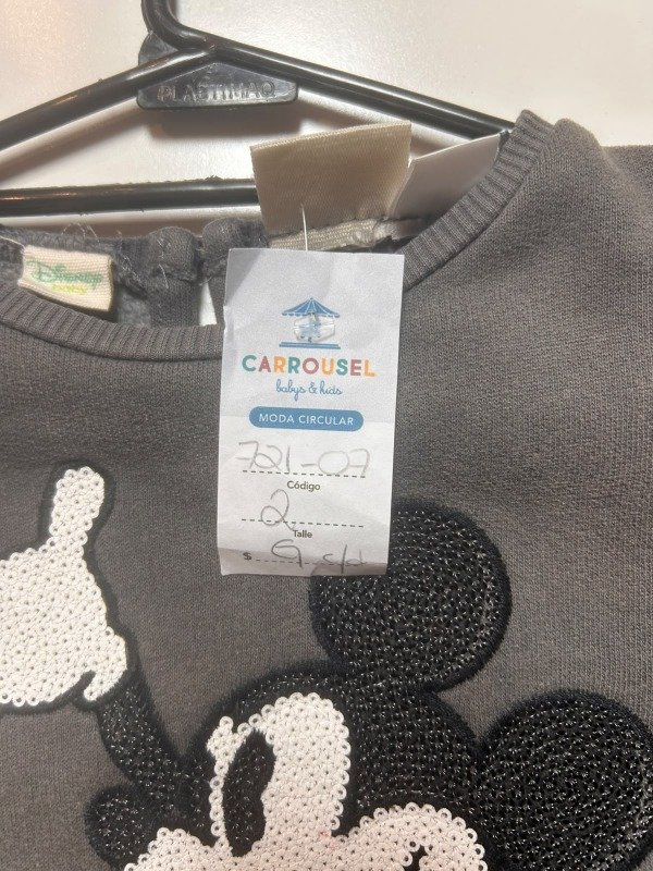 Producto - Buzo gris con lentejuelas Mickey - 4