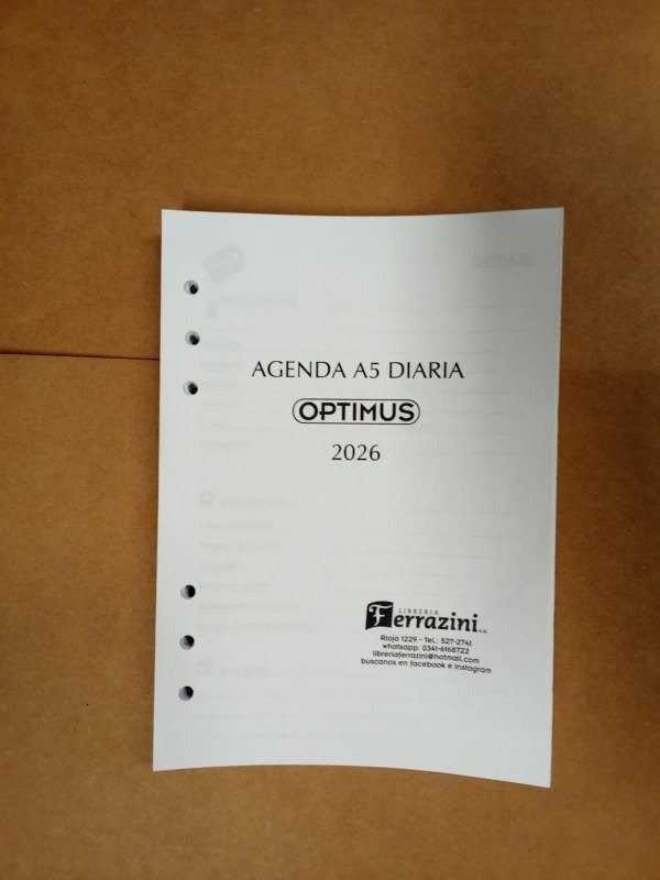 Producto - AGENDA DIARIA 2026