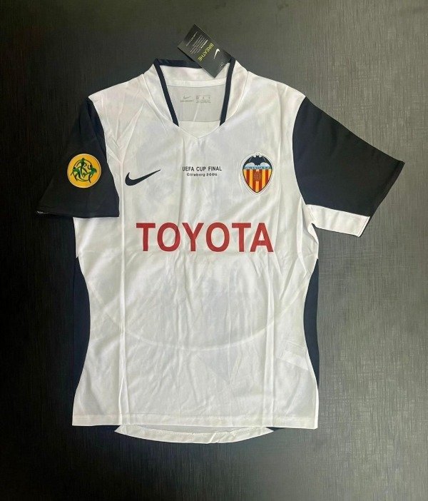 CAMISETA VALENCIA IMPORTADA TITULAR RETRO 2003/2004 #21 AIMAR
