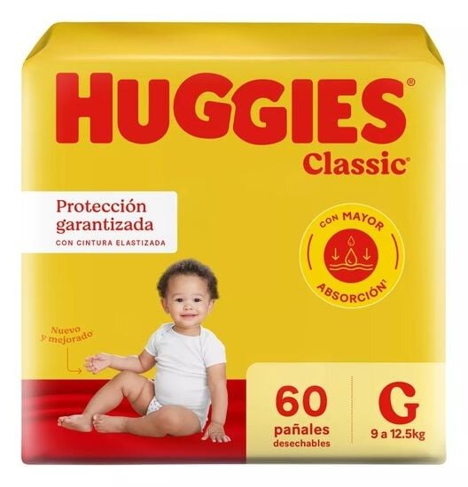 Producto - Pañales Huggies Classic G60