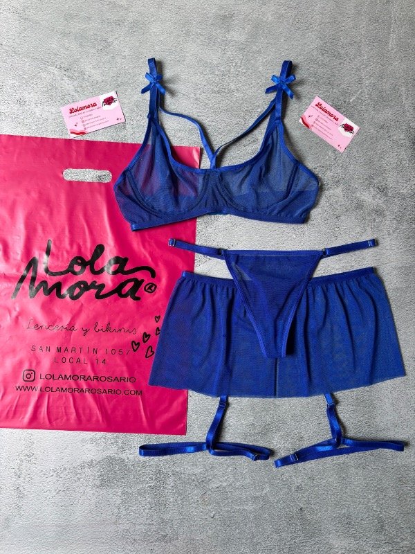 Producto - CONJUNTO KAROL AZUL