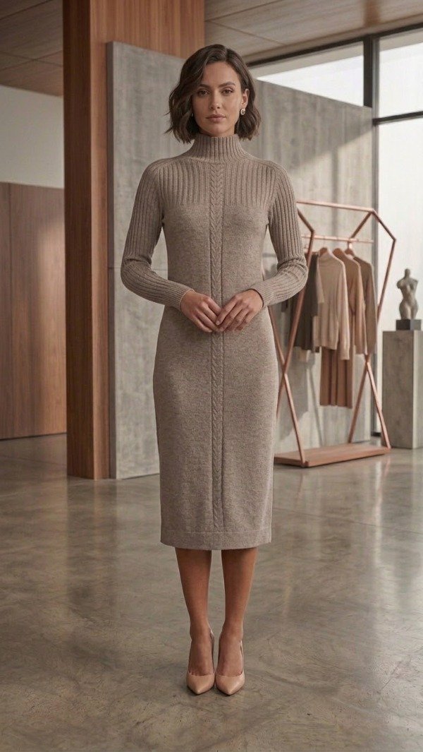 Producto - Vestido Manhattan Full-Knit - Sofisticación Sin Costuras - 7