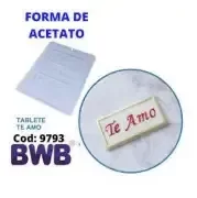 Producto - Placa te amo bwb