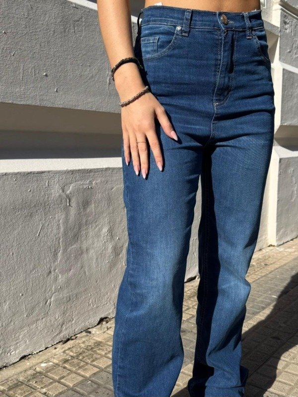 Producto - Jean Recto Fex Tiro Alto - 2