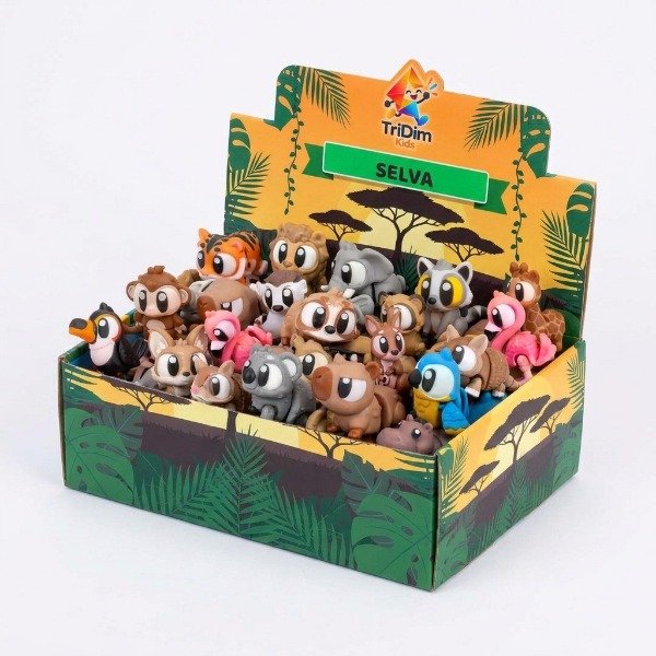 Producto - Caja Exhibidora Selva - 30 animalitos - 1