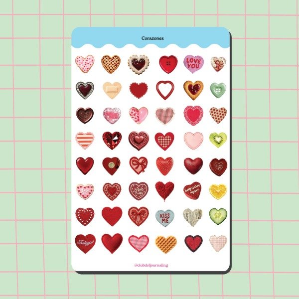 Producto - Stickers Corazones