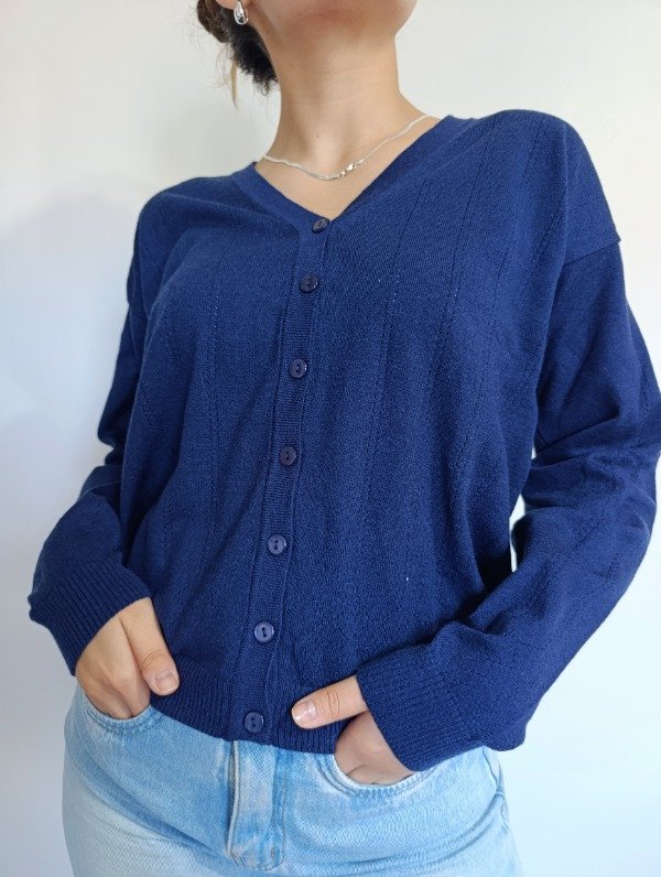 Producto - Camperita de hilo (azul)