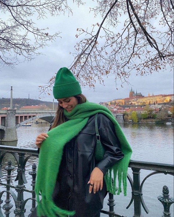 Producto - Mantón nube verde
