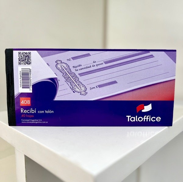 Producto - Talonario Recibí Mediano Taloffice