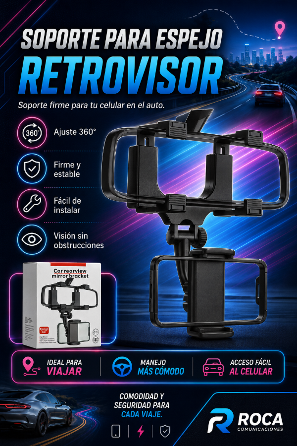 Producto - Soporte para celular para espejo retrovisor