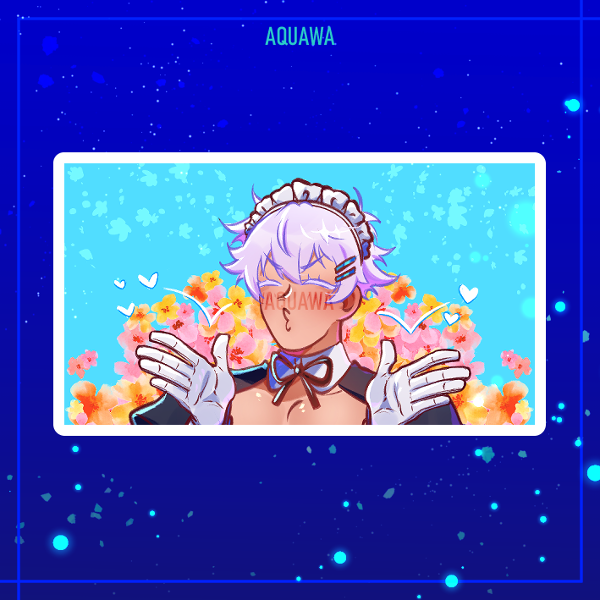 Producto - Sticker de Gojo maid