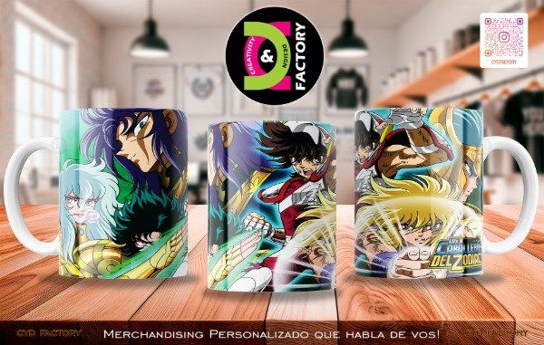 Producto - Taza - Anime - Caballeros del Zodiaco - TZ-RT-BL-11OZ-26-ANM-CDZ
