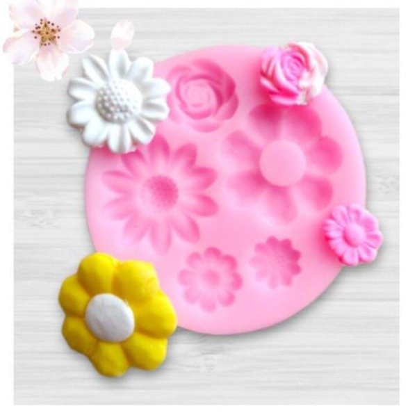 Producto - Molde de mini florcitas distintas