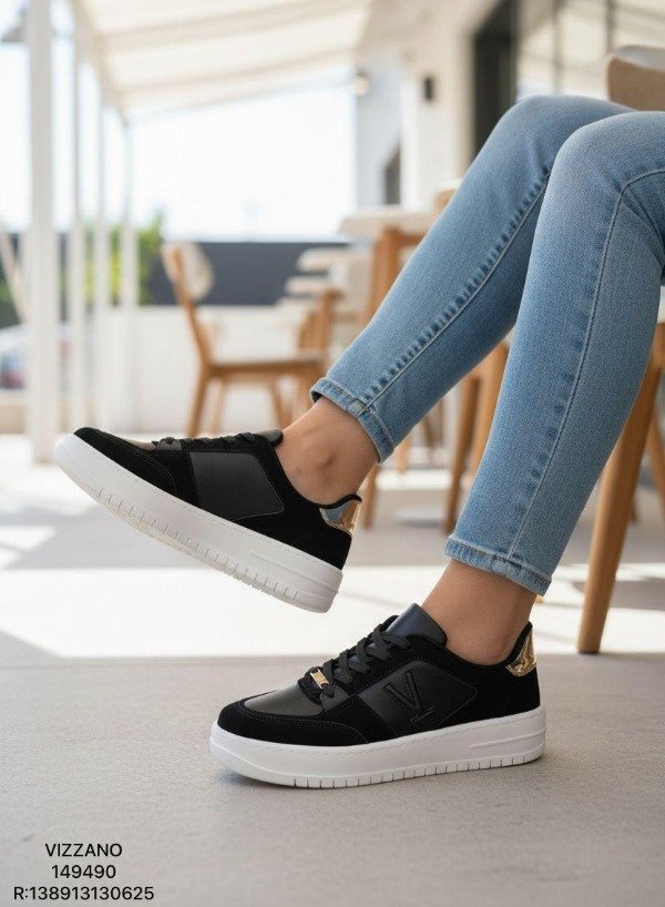 Producto - Zapatillas vizzano negras Amy