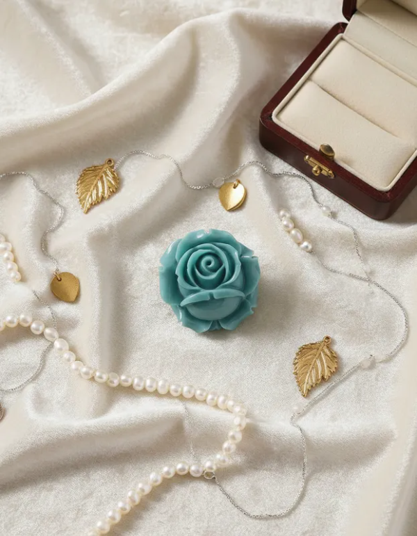 Producto - Prendedor Resina Acqua Claro 3 cm