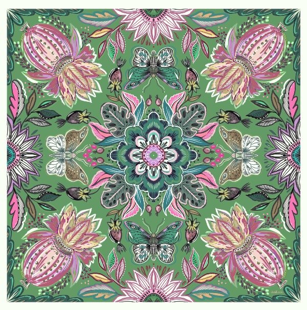 Producto - Pañuelo xxl Pato verde