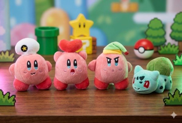 Producto - Peluches Kirby y Pokemon - Ingrese para elegir - 8 a 11cm