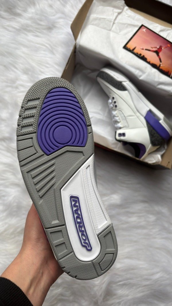 Producto - JORDAN RETRO 3 WHITE PURPLE - 3