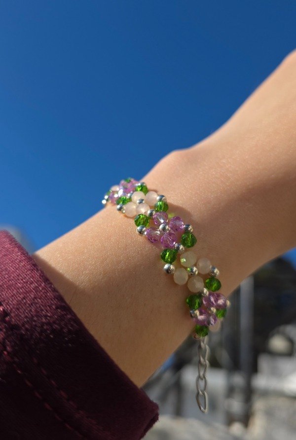 Producto - Pulsera Petunia - Rosa y Lila