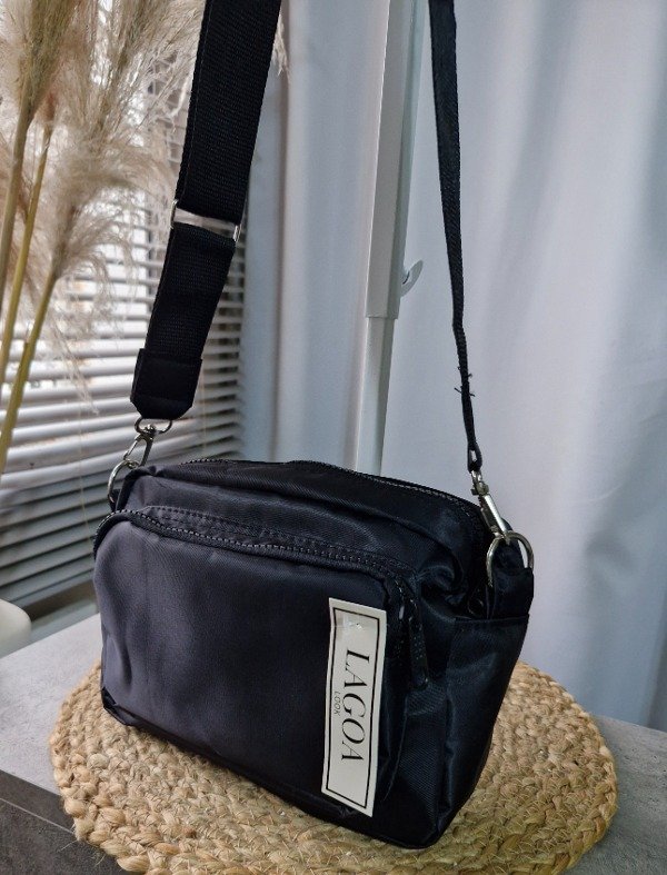 Producto - Bandolera negra impermeable mini
