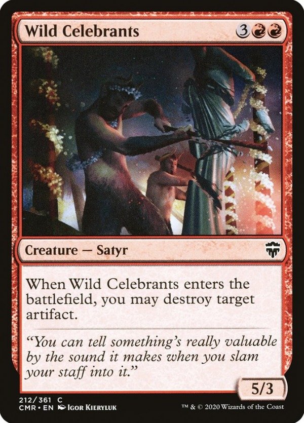 Producto - Wild Celebrants  Commander Legends
