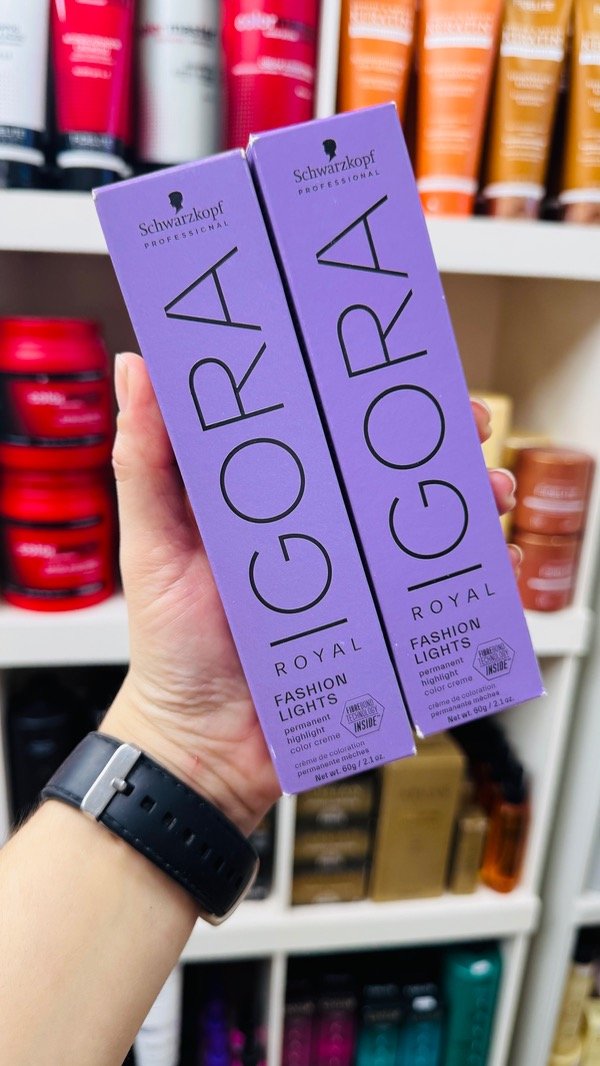 Producto - tintura igora fashion lights caja lila súper aclarante x60gr