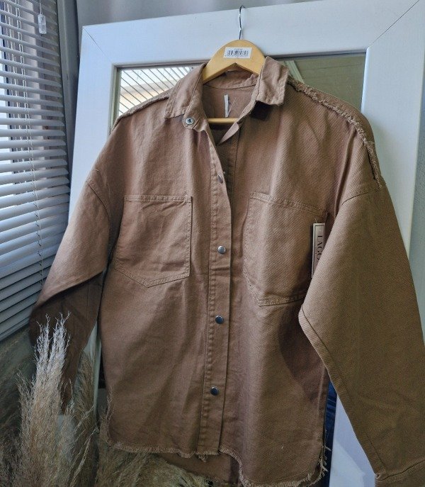 Producto - Campera de jeans overside marron