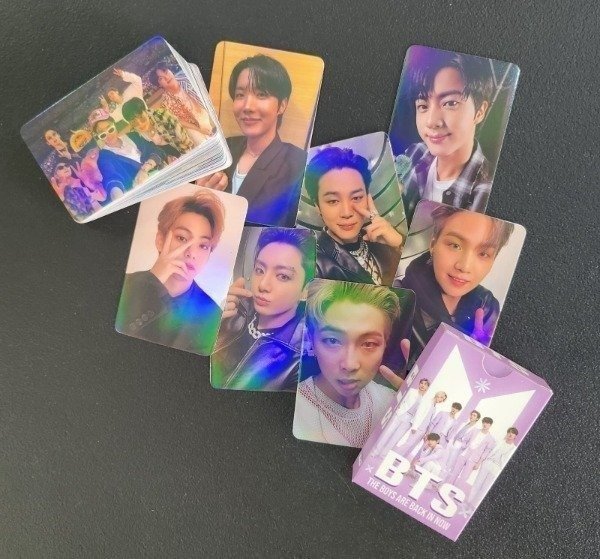 Producto - Lomocard holograficas BTS version 2 - photocards fanmade