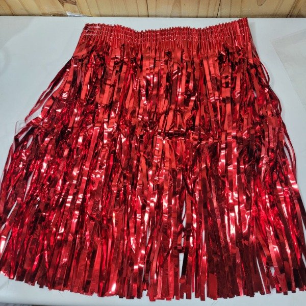 Producto - Pollera hawaiana metalizada 40cm
