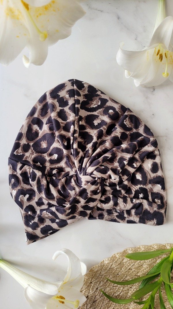 Producto - Turbante Delia Print Gris