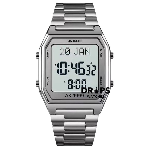 Producto - Reloj Aike Vintage Digital AK1999 Silver
