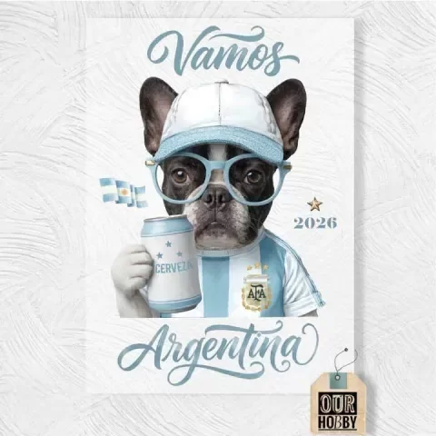 Producto - Lámina DTF TEXTIL Colección Orgullo Argentino OH - Perrito 13