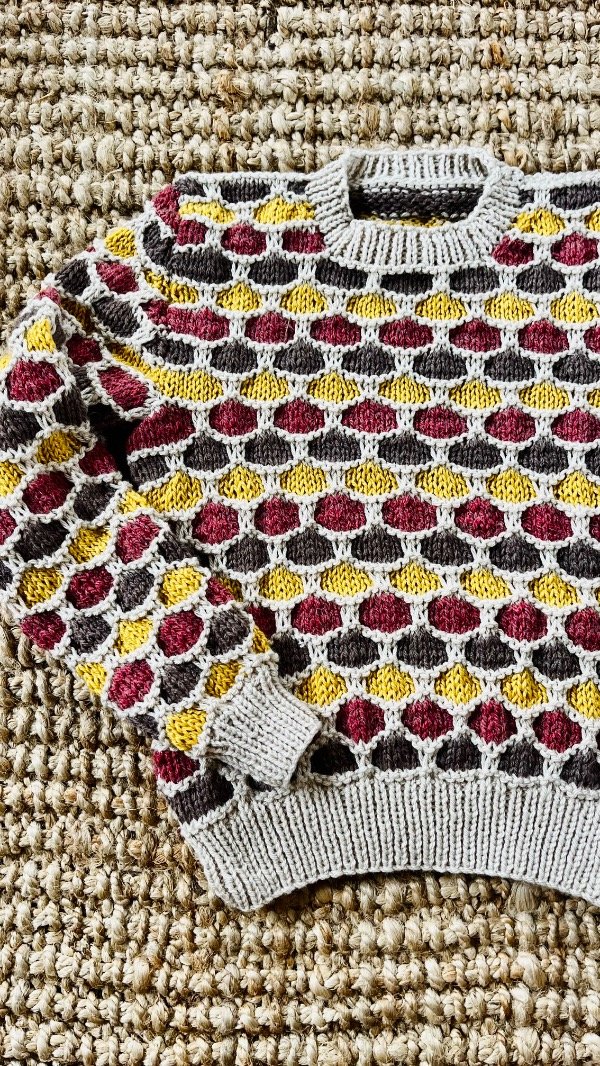 Sweater Panal Azulino — imagen 2