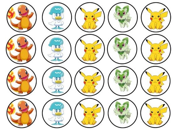 Producto - LAMINA POKEMON 5
