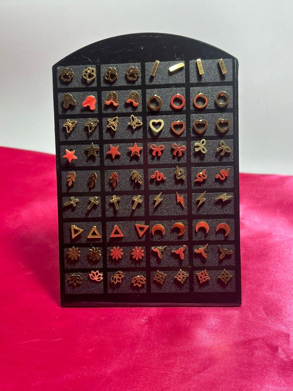 Producto - Aritos dorados diferentes formas x2