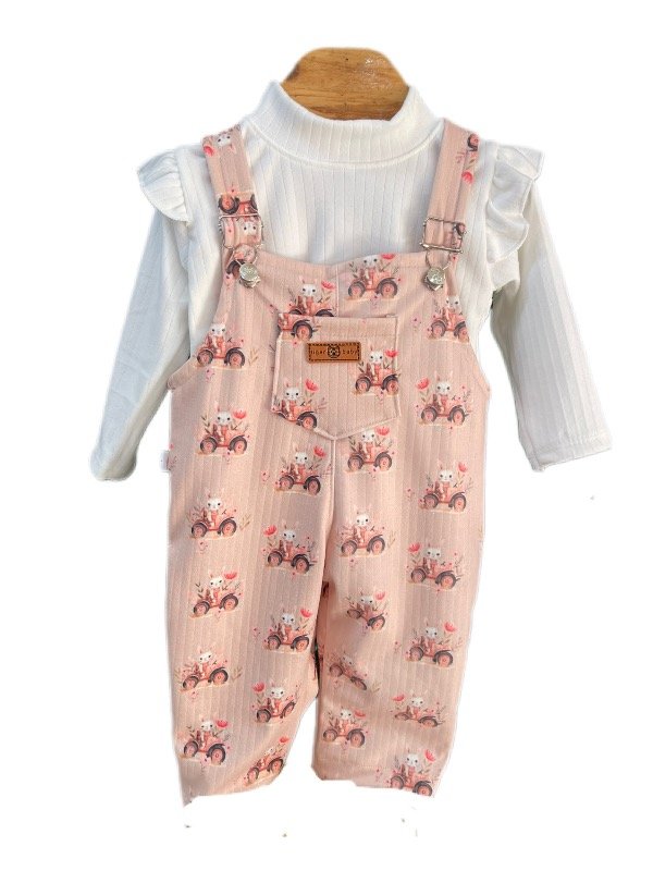 Producto - Jardinero Thian estampado incluye Remera