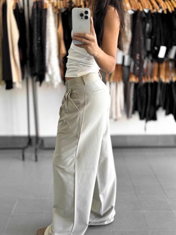 Producto - Pantalon sastrero Rita hueso - 2