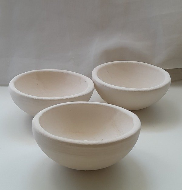 Producto - 24 Cuencos 8x3 de Cerámica Bizcocho para Velas